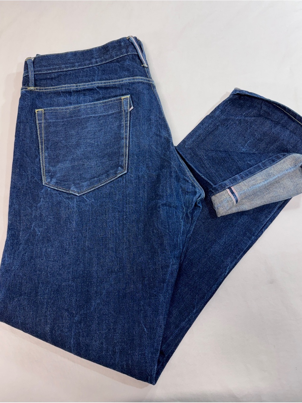 3x1 NYC M4 Selvedge Jeans Mens 34x31 Indigo Dark Wash Raw Denim